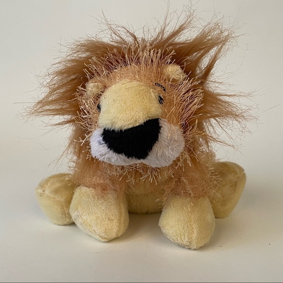 4 Ganz plush animals. Lion, dog, elephant and a pink googles (platypus) - Picture 5 of 16